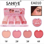 Palette de fard à joues crème Saniye 3g, fini mat, haute pigmentation, maquillage pour le visage, taille standard, modèle Ea010, teinte de peau 1 # - Product Image 1