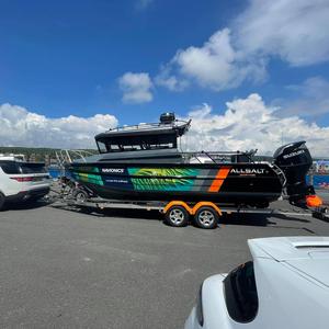 Vente flash : <span class=keywords><strong>Bateau</strong></span> <span class=keywords><strong>de</strong></span> pêche en aluminium à coque en V profond <span class=keywords><strong>de</strong></span> 7,5 m (25 pieds), facile à naviguer, <span class=keywords><strong>de</strong></span> <span class=keywords><strong>luxe</strong></span>, pour le plaisir, avec moteur hors-bord pour l'océan - Product Image 5