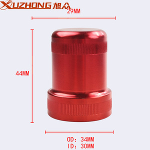 ฝาครอบวาล์ว XUZHONG ขนาด 29 มม. x 44 มม. สีแดง ทำจากอะลูมิเนียม สำหรับเครื่องยนต์ฮอนด้า BDH - Product Image 1