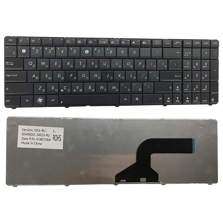 Nuova tastiera per laptop RU per Asus N53 N53J N73 N73J serie russa tastiera per notebook nuova marca