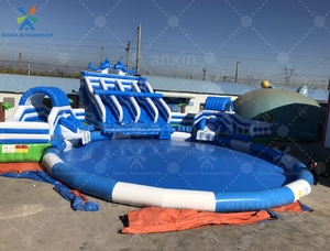 <span class=keywords><strong>Parc</strong></span> aquatique gonflable commercial de thème d'animaux de PVC de fabricant de source <span class=keywords><strong>parc</strong></span> aquatique adapté aux besoins du client de <span class=keywords><strong>dauphin</strong></span> pour extérieur - Product Image 3