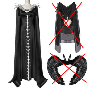 Maléfica traje caliente de <span class=keywords><strong>la</strong></span> película Cosplay <span class=keywords><strong>amante</strong></span> de Carnaval de Halloween del cráneo vestido maléfica cuernos Angelina Jolie dropshippin - Product Image 5