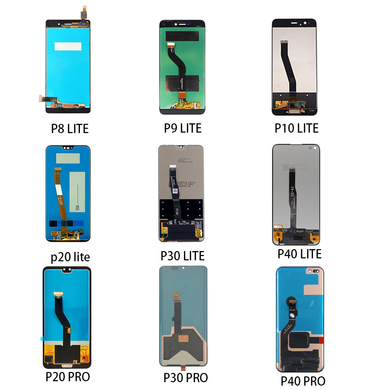 ЖК-дисплей для мобильного телефона Huawei P10 P20 P30 P40 Pro, ЖК-экран для Huawei P10 P20 P30 P40 Lite, ЖК-дисплей с сенсорным экраном в сборе