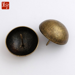 Grandes rivets en bronze antique de 6 cm, solides et autoperceurs, pour la décoration de portes et de canapés - Product Image 1