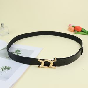 Nouvelle ceinture fine pour femmes en gros, ceinture décorative polyvalente pour <span class=keywords><strong>jeans</strong></span> avec boucle dorée, style coréen haut de gamme. - Product Image 2