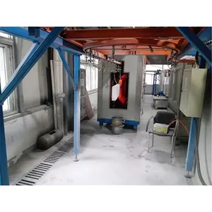 Otomatik boyama alüminyum boru toz kaplama makinesi hatları