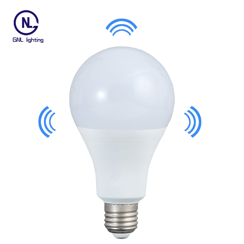 GNL датчик радара человеческого тела Светодиодная лампа с датчиком движения