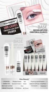 <span class=keywords><strong>Kiss</strong></span> <span class=keywords><strong>Beauty</strong></span> 15ml White Primer Lash <span class=keywords><strong>Mascara</strong></span> Base a granel al por mayor maquillaje cosmético profesional productos <span class=keywords><strong>de</strong></span> belleza etiqueta privada personalizada - Product Image 5
