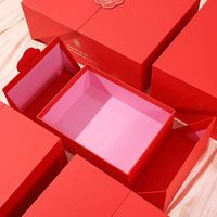 Scatola Regalo a Doppia Porta OEM ODM, Scatola Rigida in Carta con Logo Personalizzato e Cassetto, Confezione Regalo di Lusso all'Ingrosso