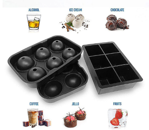 Moule à glaçons carrés créatifs pour whisky avec couvercle, en silicone de qualité alimentaire, congélation rapide et démoulage facile, <span class=keywords><strong>Konbo</strong></span> KB-I156 - Product Image 6