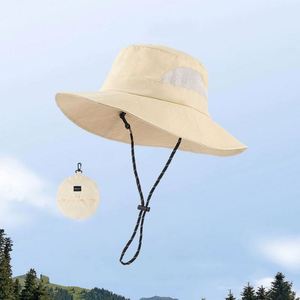 Wide Brim Women Packable Waterproof Bucket <b>Men</b> Uv Protection <b>Sun</b> Foldable Beach Fishing <b>Hat</b> - Product Image 3