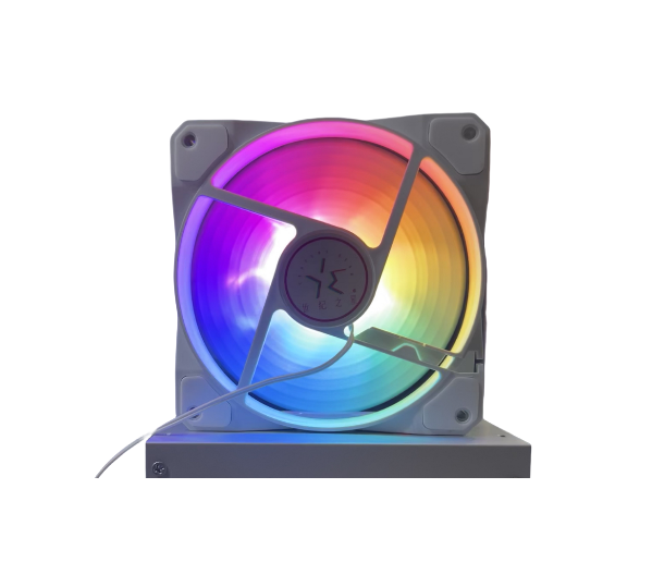 Factory's New Design RGB 120mm Computer Case LED CPU Cooler Copper Aluminum PC Fan Mirror Cooling Fluid Bearing 1100RPM 43CFM