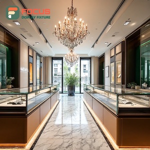 Meubles de présentation de bijoux modernes pour la vente au détail, cadre métallique, armoire à bijoux pour magasin commercial - Product Image 5