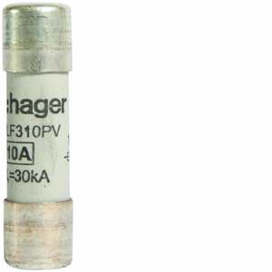 LF310PV Personnalisable avec fusible photovoltaïque Hagers 10.3x38 10A 1000 V DC - Product Image 1