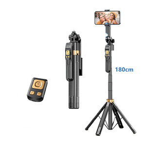 Cl11p ai mặt theo dõi di động có thể gập lại Selfie Stick với điều khiển từ xa không dây xoay Selfie Stick - Product Image 1