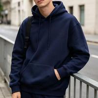 Sweat-shirts à capuche ODM imprimés avec logo sur le devant, style rétro