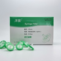 Filtre de seringue de laboratoire jetable en nylon, PTFE, PES, PVDF, membrane MCE pour la filtration d'échantillons HPLC