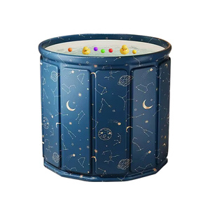 Bañera Plegable de PVC Reforzado al Mejor Precio, Nuevo Estilo, Portátil, Fácil de Guardar, No Ocupa Mucho Espacio - Product Image 1