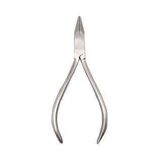 Stainless Steel Orthodontic Wire Bending Cutting <b>Pliers</b> 15cm Manual Dental Surgical Instrument Class I Silver Optitech - Product Image 4