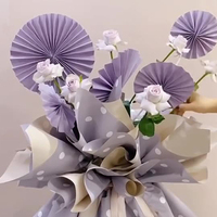 Papier d'emballage de Bouquet de fleuriste imperméable personnalisé de haute qualité motif à pois de nouvelle mode pour l'usage industriel de fleur
