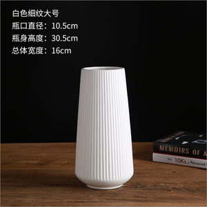 <span class=keywords><strong>Vaso</strong></span> da Tavolo <span class=keywords><strong>in</strong></span> Ceramica Scanalata Smaltata Opaca Stile Art Deco JingRui Bianco/<span class=keywords><strong>Rosa</strong></span>/Grigio Decorazione Casa Vendita Diretta dalla Fabbrica Ingrosso - Product Image 3