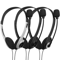 Casque d'écoute filaire personnalisé avec micro Ordinateur Bureau Enseignement Formation PC 3.5mm USB Type C Casques d'écoute pour centre d'appels Réunion d'affaires