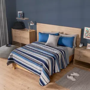 Edredón Ultraligero Novo Boston de 235x240 cm, a Rayas, Reversible, para Uso Doméstico en Todas las Estaciones - Product Image 3