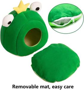 ZYZPET – lit pour animaux domestiques, nid de Hamster, cochon néerlandais, hérisson, Rat, Chinchilla, guinée, <span class=keywords><strong>maison</strong></span>, bouledogue vert - Product Image 3