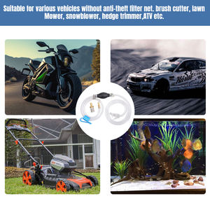 ユニバーサルカー燃料ポンプゴム手動液体オイルトランスファーポンプガソリンディーゼル液体手動ポンプガスガソリン用燃料セーバー - Product Image 6