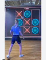 Jeux sportifs interactifs numériques pour fêtes, projection interactive infrarouge, système de jeu XOX, jeux de société Tic-Tac-Toe, jeux de football muraux