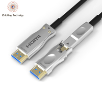 Câble micro hdmi vers hdmi standard (a/m) Câble micro hdmi mâle vers mâle de 10m pour connecter le téléphone au support tv câble fibre hdr dynamique