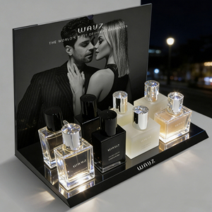 ชั้นวางเครื่องสำอางอะคริลิคแบบสั่งทำ OEM/ODM สำหรับโฆษณาปลีก ชั้นวางบนเคาน์เตอร์สำหรับผลิตภัณฑ์บำรุงผิวระดับไฮเอนด์และเซรั่ม - Product Image 2