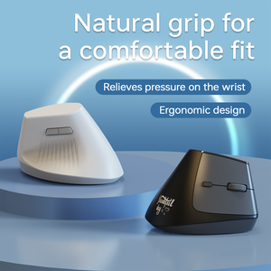 Ajazz I300 Lightweight 84g Dual Mode Gaming <b>Mouse</b> 1600DPI Wireless Vertical <b>Mouse</b> - Product Image 3