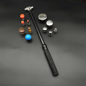 Outil de réparation des bosses de voiture, marteau en acier inoxydable pour le nivellement de la tôle, restauration des données, sans mastic, noir, OLIVER, ajustement universel - Product Image 3