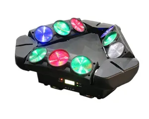 Quảng Châu Xingchen Chuyên Nghiệp Disco Lights 9X12 Wát Led Spider Chùm Di Chuyển Head Triangle Spider Ánh Sáng