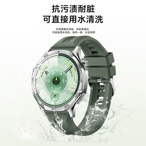 Boucle à dégagement rapide Aibangjia 22 mm pour bracelet de montre GT6 46 mm, bracelet de sport en silicone souple et étanche pour hommes et femmes - Product Image 5