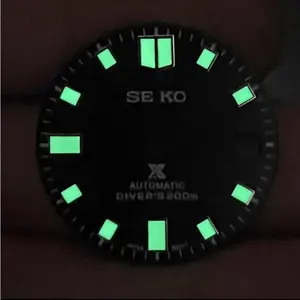 Nuevo Reloj de Buceo Seiko de 28.5mm con Esfera Luminosa Metálica sin Números para Movimiento NH36, Accesorios para Herramientas de Reparación - Product Image 5
