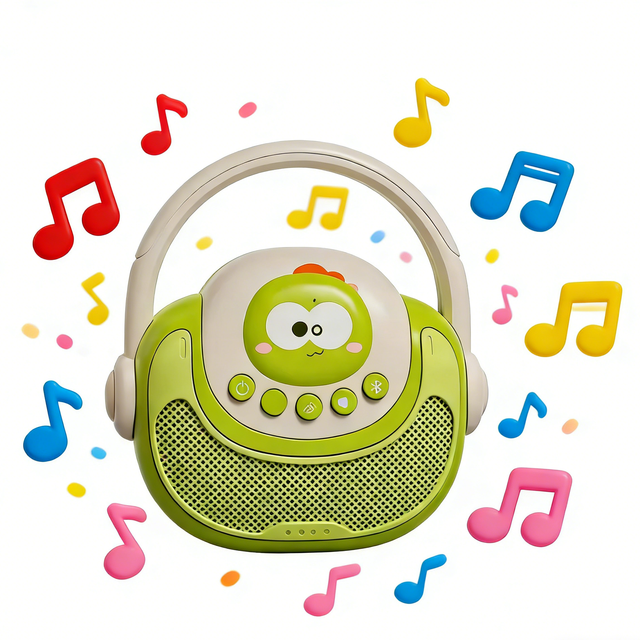 Cute Multifunctional Kids Voice Recorder Music Player Child-Friendly Device for Children's Entertainment Interactive Play