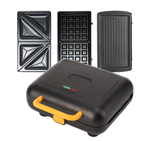 Taiwan American grande macchina elettrica per la colazione in acciaio inox uso da cucina ciambella torta Sandwich macchina per Waffle piastra per - Product Image 1