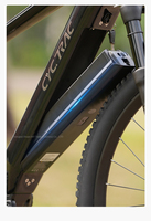 Bicicleta Eléctrica de Montaña EM8 de Fibra de Carbono, 12 Velocidades con Motor BAFANG M560 de Transmisión Media