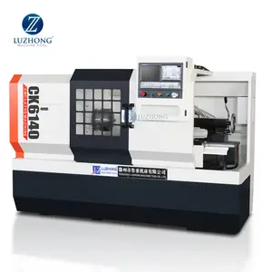 360 مللي متر عرض السرير CK6140 المسطحة الأفقية مخرطة CNC مستوية آلة