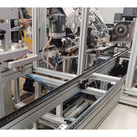 Plataforma Giratoria Motorizada de Doble Velocidad con Cadena para Transporte de Palés, Marco de Aluminio y Goma para la Industria Automotriz, Capacidad de Carga de 2000 kg