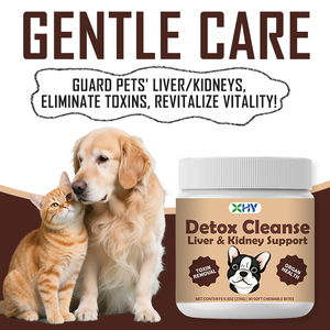 Complément alimentaire naturel pour le foie, friandises à mâcher pour chiens, détoxification des reins et santé hépatique, formule professionnelle pour les soins de santé des animaux de compagnie - Product Image 6