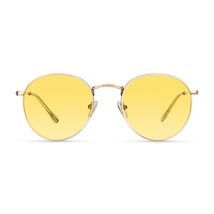 Gafas de sol con montura redonda de Metal para hombre, lentes polarizadas con UV400, personalizadas, fabricante de <span class=keywords><strong>China</strong></span> - Product Image 2