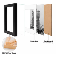 Cadres photo en MDF noir et blanc 4x6, 5x7, 6x8, 8x10, A1, A2, A3, A4, A5, 11x14, 12x16, 12x18, 16x20, 24x36 – Vente en gros