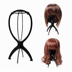 Supporto per la testa del manichino femminile in PVC nero con supporto per parrucca ad anello (WFHUGRK) - Product Image 1
