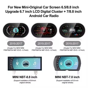 Autoradio Android Navihua avec écran LCD, tableau de bord multimédia, navigation GPS pour BMW NEW MINI F55 F56 NBT 2015-2017 - Product Image 3