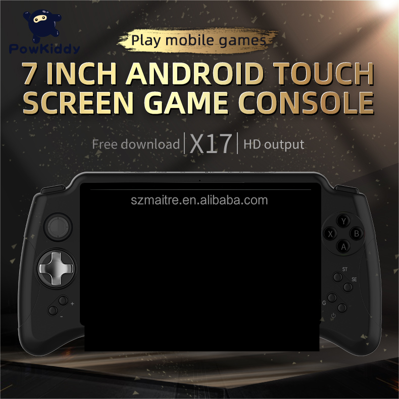 POWKIDDY X17 - Advanced Handheld Game Console with 7inch IPS