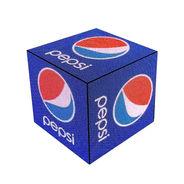 LED Display Cuboid Cube Sign Indoor Full Color Creative Outdoor Electronic Screen Sign