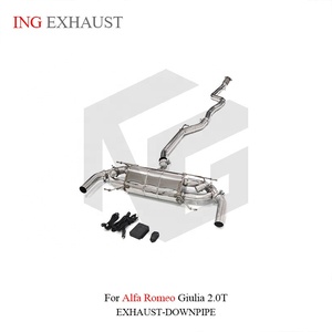 Pièces de performance ING en gros avec système d'échappement Cat-Back Valvetronic en acier inoxydable pour <span class=keywords><strong>Alfa</strong></span> <span class=keywords><strong>Romeo</strong></span> <span class=keywords><strong>Giulia</strong></span> 2.0T - Product Image 3